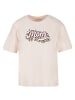 F4NT4STIC T-Shirt Muttertag Mama Schriftzug Regenbogen in pink
