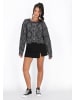 myMo ROCKS Women Cardigan in navy offwhite
