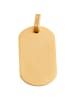 Adeliás Unisex Anhänger aus Edelstahl in gold