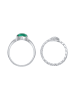 Elli Ring 925 Sterling Silber Ring Set, Schlange in Silber