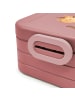 Mr. & Mrs. Panda Bento Box Einhorn Katze Motiv mit Spruch in Rot Pastell