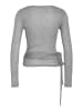 Noisy may Wickeloberteil in Dark Grey Melange