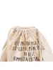 Mr. & Mrs. Panda Jutebeutel Avocado Yoga mit Spruch in Creme