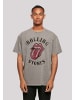 F4NT4STIC Oversize T-Shirt The Rolling Stones Tour '78 Vector in Asphalt