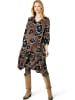 Noa Noa Kleid AnnaNN in Print Brown-Black
