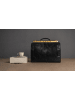 piké Doktortasche / Reisetasche LOMBARDIA MEDIUM echt Leder in schwarz