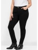 sheego Stretch-Hose in schwarz