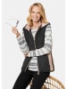 GOLDNER Sportive Weste mit vielen Details in schwarz / beige