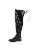 Divine Factory Overknee-Stiefel Schwarz