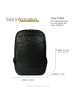 Travel n meet Businessrucksack, Freizeitrucksack Travel N Meet Rucksack schwarz ca. 28cm