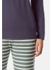 Schiesser Schlafanzug Casual Essentials in Indigo