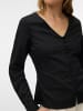 Vero Moda Popelin Hemd in Black