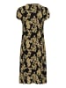 Kaffe Jerseykleid BPhelen Regular fit in Black/Big Yellow Flowers