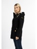 Schmuddelwedda Damen Regenjacke - Recyceltes Material in Schwarz