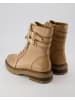 Terry Biker Boots in Beige