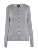 usha BLACK LABEL Damen Cardigan in GRAU MELANGE