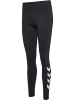 Hummel Leggings Hmlpulse Damen in BLACK MELANGE