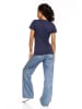 Cotton Prime® 2 Stück Damen T-Shirt O-Neck - Tee in dunkelblau