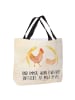 Mr. & Mrs. Panda Reisetasche Huhn Stolz mit Spruch in Vintage