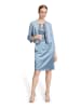 Vera Mont Blazer-Jacke mit Glanzeffekt in Light Steel Blue