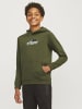 JACK & JONES Junior Kapuzenpullover in Cypress