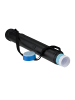 relaxdays Posterrolle in Schwarz/ Blau - (H)50-108 x Ø 8,5 cm