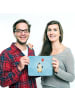 Mr. & Mrs. Panda Maus-Pad Pinguin Luftballon ohne Spruch in Eisblau