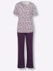 Sieh an! Schlafanzug in flieder-traube-bedruckt