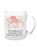 Mr. & Mrs. Panda Kaffeetasse Tintenfisch mit Spruch in Transparent