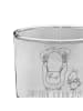 Mr. & Mrs. Panda Whiskey Glas Pinguin & Maus Wanderer mit Spruch in Transparent