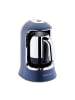 Korkmaz Korkmaz Kahvekolik Mokkamaschine 400W mit traditionellem Köz Geschmack in Blau