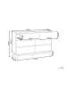 Beliani Kommode SARDIS in Braun - (W) 120 x (H) 75 x (L) 40 cm