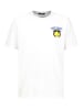 Sublevel Kurzarm T-Shirt Fruit Print Rundhals Basic in Weiß-3