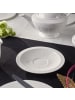 Villeroy & Boch 6er Set Suppenuntertassen White Pearl ø 18,5 cm in weiß