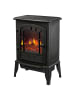 relaxdays Elektrokamin in Schwarz - (B)39 x (H)56,5 x (T)24 cm