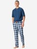 Schiesser Pyjamahose Mix Relax in pacific blue