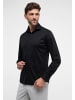 Eterna Jersey Shirt Jersey Langarm in Schwarz