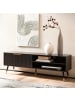 FineBuy TV- und Lowboards in Schwarz / Spanplatte / 150x39x51