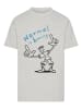 F4NT4STIC T-Shirt Fido Dido Points Normal Is Boring in grau meliert