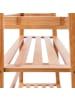 relaxdays Bücherregal in Natur- (B)57 x (H)120 x (T)31 cm