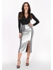 faina Women Skirt in silver