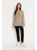Kaffe Bluse langarm KAbabara Regular fit in Green Mermaid / Chalk Stripe