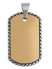 Adeliás Unisex Anhänger aus Edelstahl in gold