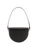 DuDu Schultertasche Leder 23 cm schwarz
