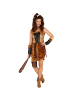 tectake Attraktives, kurzes Kleid, braun gemischt