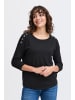Fransa Strickpullover halbarm FRZUBASIC Baggy fit in Dark Peacoat