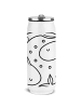 Mr. & Mrs. Panda Trinkflasche Sternzeichen Fische ohne Spruch in Weiß