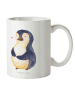 Mr. & Mrs. Panda Mehrwegbecher Pinguin Diät ohne Spruch in Weiß