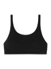 Schiesser Bustier Pure Rib in Schwarz