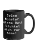 Mr. & Mrs. Panda Teetasse Spruch Mama Mut mit Spruch in Schwarz